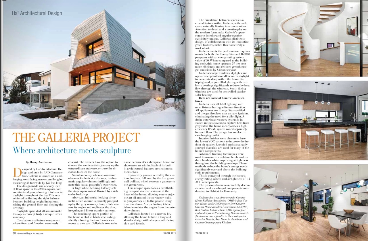 Green Building Architecture 2019